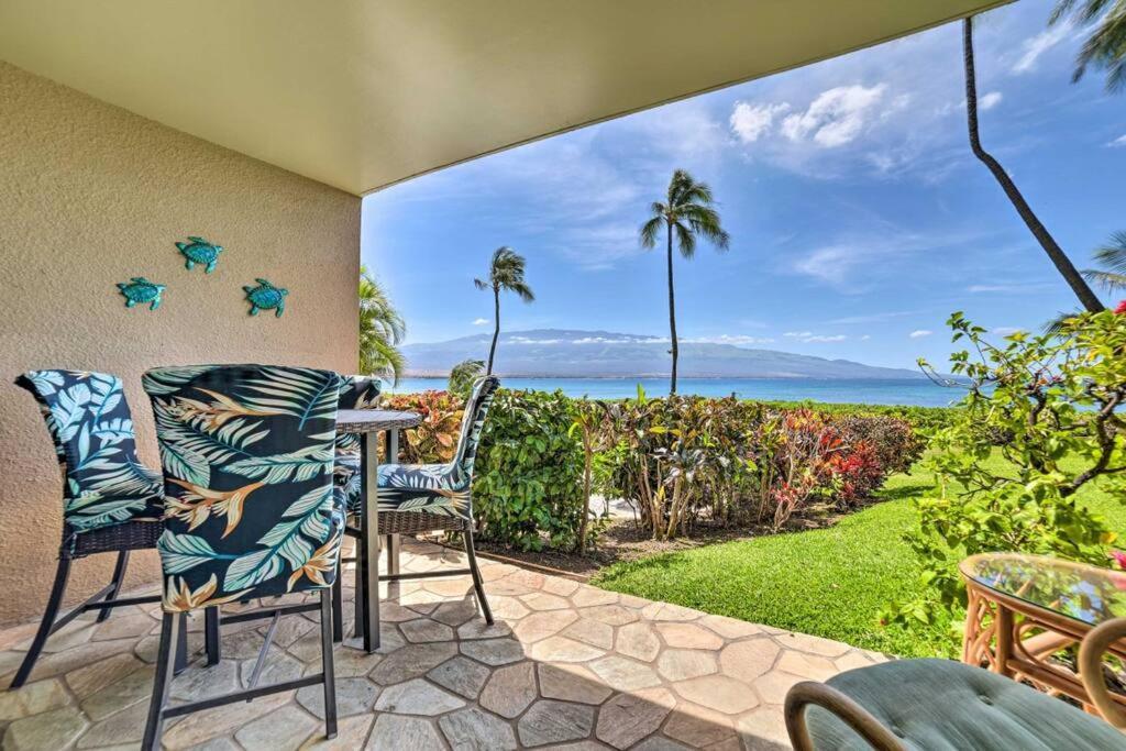 Stunning Maui Direct Ocean Front On The Beach, Walk To Beach From Condo, Watch Turtles, Whales, Ac In All Rooms Ocean View Pool And Spa Wailuku Exteriér fotografie